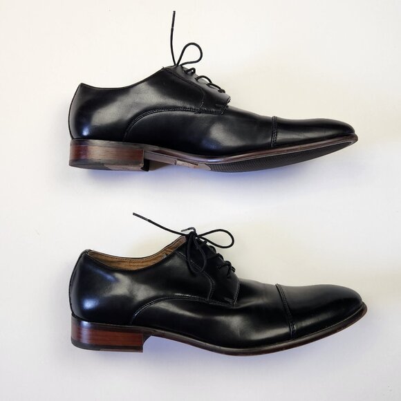 ALDO Men's Black Lace Up Dress Shoes sz 12 - Picture 7 of 11